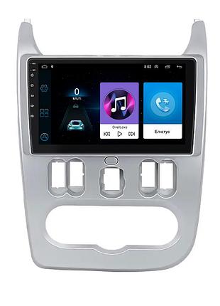 Штатна магнітола lesko для dacia logan i ver 2 2008-2012 екран 9" 1/16gb wi-fi gps base шт.