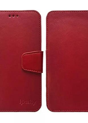 Чехол ipaky 6.0" универсальная книга темно красная