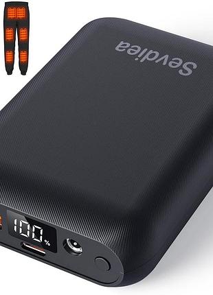 Аккумулятор для жилета с подогревом 7.4v 16000 мач, дисплей, dc/usb/type-c