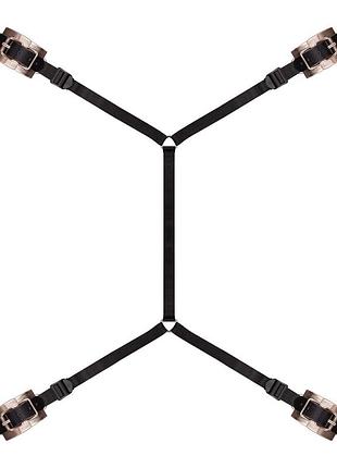 Фіксатор рук і ніг для ліжка rosy gold — under-mattress restraint set