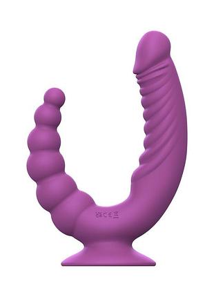 Двойной вибратор teazers double vibrator, вагинальная и анальная стимуляция 4
