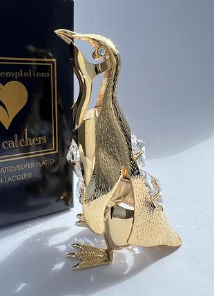 Фигурка с камнями swarovski пингвин 7,5 см 160664