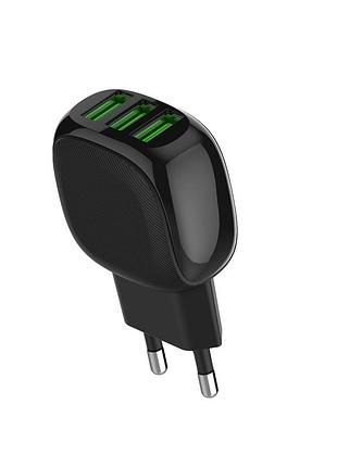 Адаптер сетевой ldnio micro usb cable a3309 |3usb, 3.4a| 4