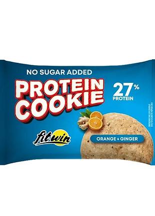 Protein cookie 27% - 10x40g orange ginger
