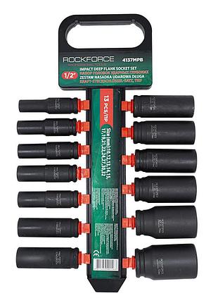 Набор головок ударных глубоких 13пр. 1/2'' (10-32мм) rockforce rf-4137mpb