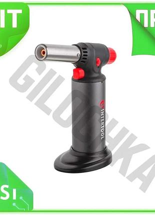 Ve газовая горелка с пьезоподжигом new version intertool 150мм 18мл для пайки и термоусадки для ремонт n6w_ver