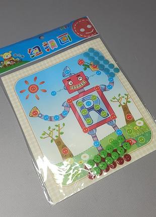 Набор для творчества укрась картину пуговицами 1922 см