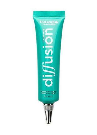 Пігментована кремова база під тіні parisa cosmetics diffusion no3 mint, 15 мл