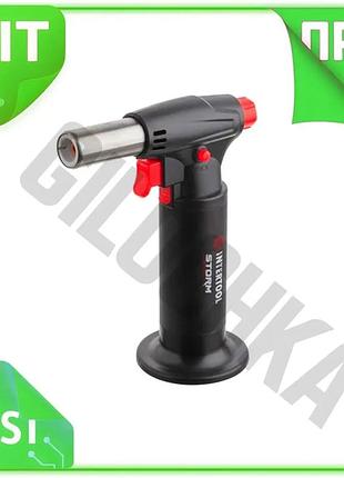 Ve газовая горелка с пьезоподжигом new version intertool 150мм для пайки и термоусадки сжиженный газ д n6w_ver