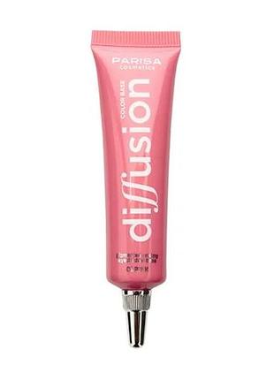 Пігментована кремова база під тіні parisa cosmetics diffusion no1 pink, 15 мл