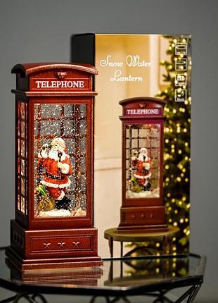 Xmas новогодний ночник, телефонная будка wdl-25002а 25 смтр6525