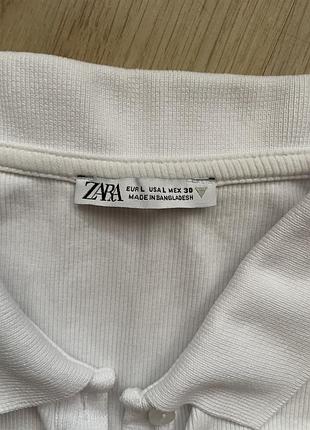 Лонгслів поло zara р.l 3