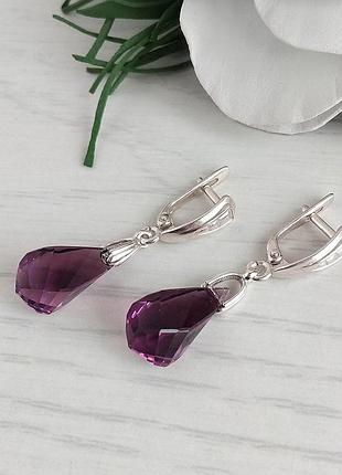 Swarovski серьги с кристаллами сваровски