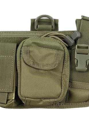 Подсумок органайзер универсальный mfh molle pouch olive/ тактическая сумка органайзер max-fuchs molle олива