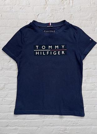 Оригінальна бавовняна футболка tommy hilfiger на хлопчика 4 років