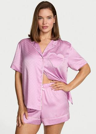 Сатиновая пижама виктория сикрет victoria's secret оригинал