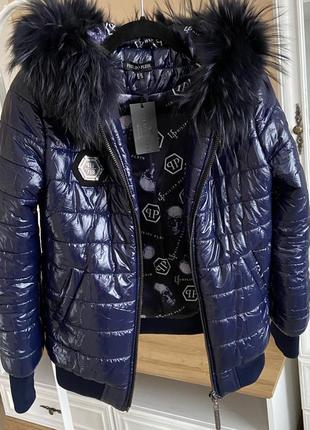 Зимова куртка philipp plein (original)1 фото