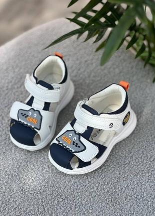 👟 босоножки для мальчика с защитой пальчиков (ортопедические)
