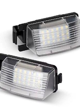 Led підсвітка номера nissan leaf, gt-r, skyline, versa, cube, livina, pulsar, cube (комплект 2-шт)