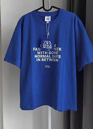 Якісна футболка zara оверсайз