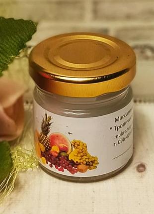 Соевая свеча для массажа с ароматом "тропические фрукты"