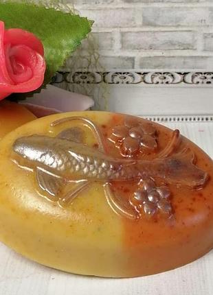 Мыло с куркумой и апельсином