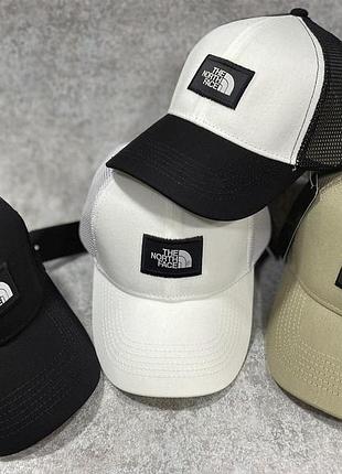 Кепка the north face, бейсболка the north face, кепка норд фейс, літня кепка, тракер, кепка сітка