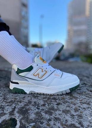 New balance 550 white nightwatch green bb550pwc