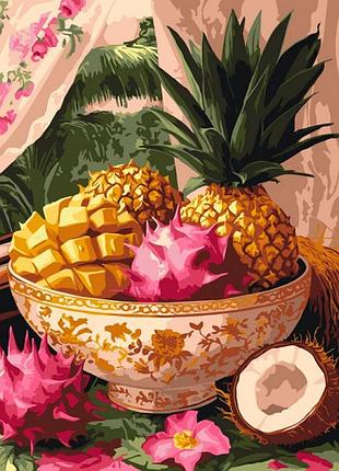 Картина по номерам artcraft "тропические дары" 40x50 см 12058-ac