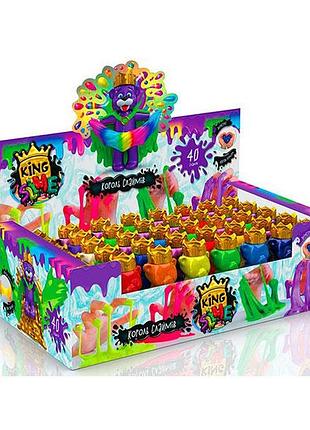 Слайм danko toys "king slime" у вигляді ведмедика slm-05-01u