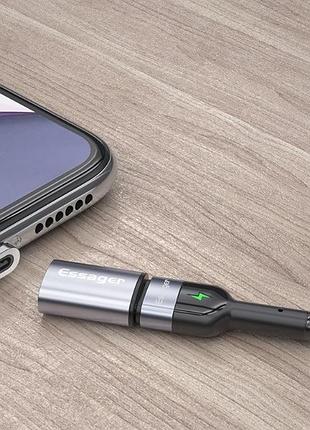 Адаптер essager для кабелю type-c на usb type c магнітний конектор 4