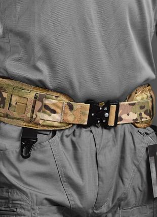 Тактический разгрузочный пояс с ремнём кобра/ военная разгрузочная ременно-плечевая система/ армейская рпс