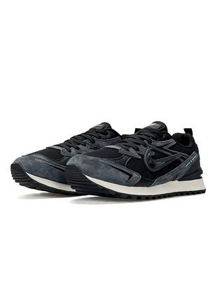 Чоловічі кросівки nike waffle s dark grey black