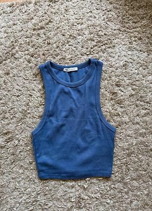 Майка короткая женская zara