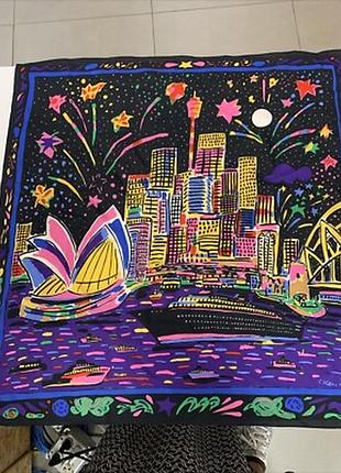 Хустка ken dove silk vintage sydney harbor fireworks
