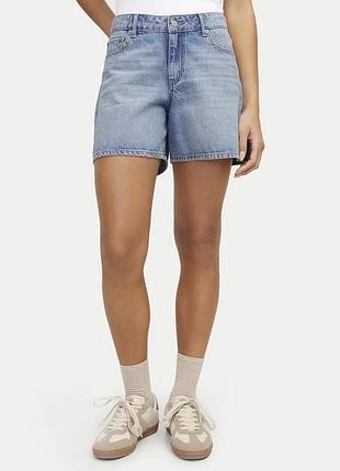Джинсовые шорты laura 12267289 синий relaxed fit
