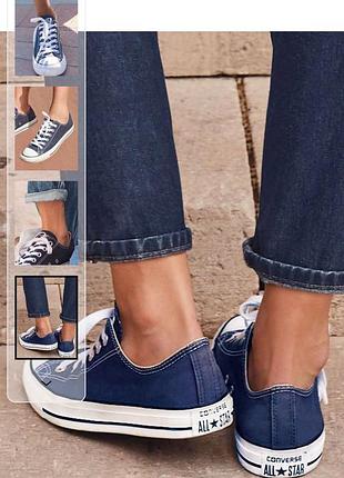 Джинсові кеди converse all stars кеди жіночі 38р кеди converse chuck taylor all star