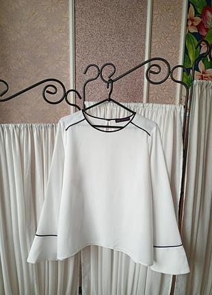 Красива чорно-біла блуза m&s collection.