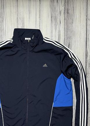 Adidas кофта оригинал xxl 2xl размер синяя олимпийка