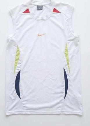 Винтажная мужская майка nike dri-fit (размер xl) ретро топ