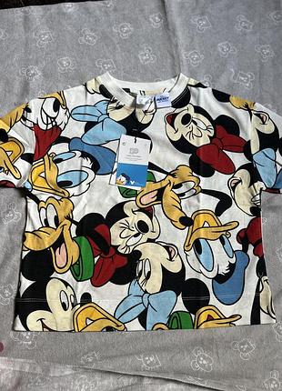 Футболка з мікі,zara