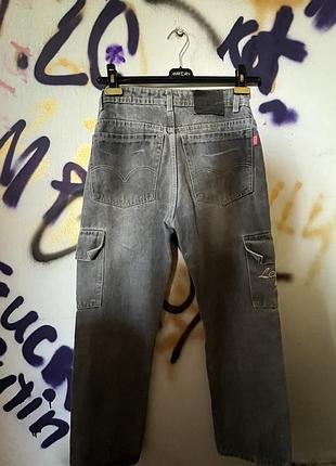 Levi’s cargo jeans y2k vintage low rise. оригінальні levi’s зі старої колекції сірий washed денім + червоні деталі всередені. б/у.  розмір: 28/xs/44