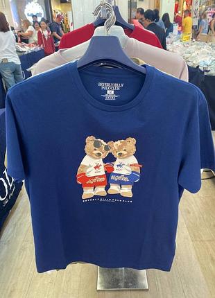 Футболка polo bear  унісекс футболка з ведмедем, футболка унисекс, футболка с медведем polo 8