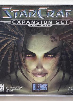 Starcraft brood war expansion set, б/у, английская версия - диск для pc