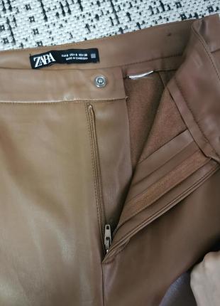 Шкіряні штани zara