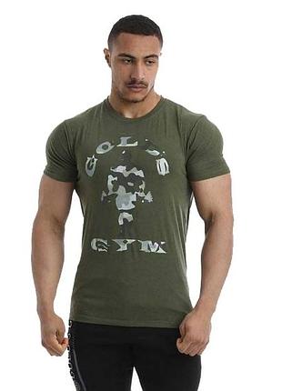 Golds gym мужская котоновая футболка для тренировок
