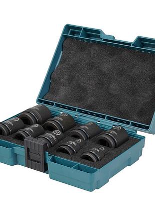 Набор ударных головок makita impact black 9 шт. (8, 10, 13, 16, 17, 18, 19, 21, 24 мм) (e-16564)