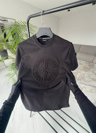 Мужская футболка stone island black