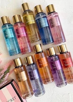 Опт спрей, міст для тіла з шимером/ без vs victoria secret