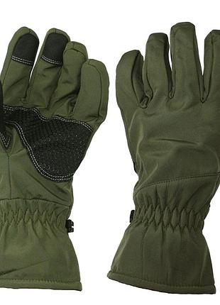Рукавиці зимові тактичні uad perun 3 шари softshell сенсорні олива xl